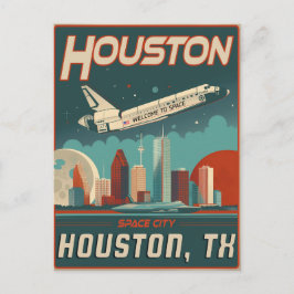 Houston, Texas -  Briefkaart