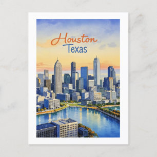 Houston Texas Briefkaart