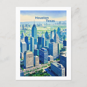 Houston Texas Briefkaart