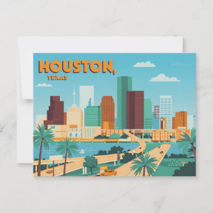 Houston Texas Briefkaart