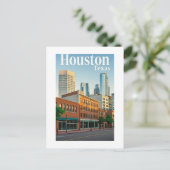 Houston Texas Briefkaart (Staand voorkant)