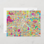 Houston, Texas | Carte Neon (Devant / Derrière)