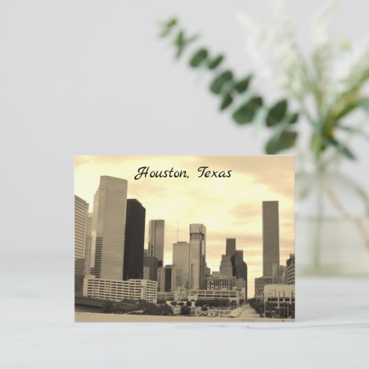 Houston, Texas - Carte postale (Debout devant)