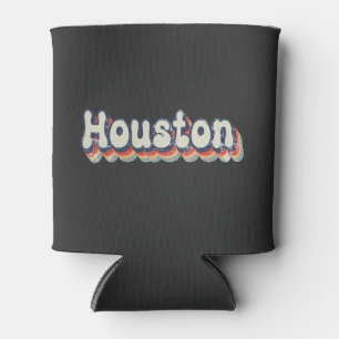Houston Texas Chrome City Classic Art Blikjeskoeler