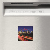 Houston Texas City Skyline Magneet (Insitu (Vaatwasser))