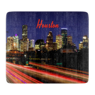 Houston Texas City Skyline Snijplank