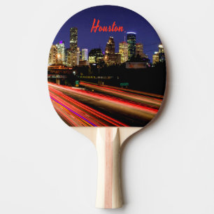 Houston Texas City Skyline Tafeltennisbatje
