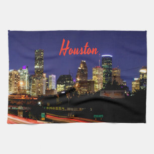 Houston Texas City Skyline Theedoek
