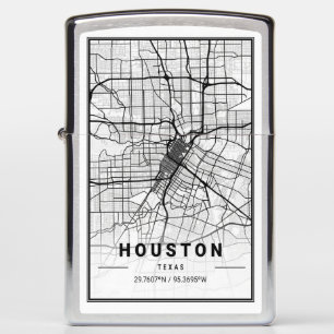 Houston Texas City Travel City Map