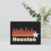 Houston Texas Cityscape Briefkaart (Staand voorkant)
