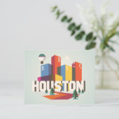 Houston, Texas | Cityscape Design Briefkaart (Staand voorkant)