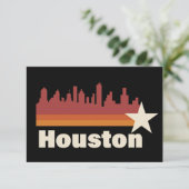 Houston Texas Cityscape  Kaart (Staand voorkant)
