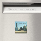 Houston, Texas Fridge Magnet (In Situ (Lave-vaisselle))