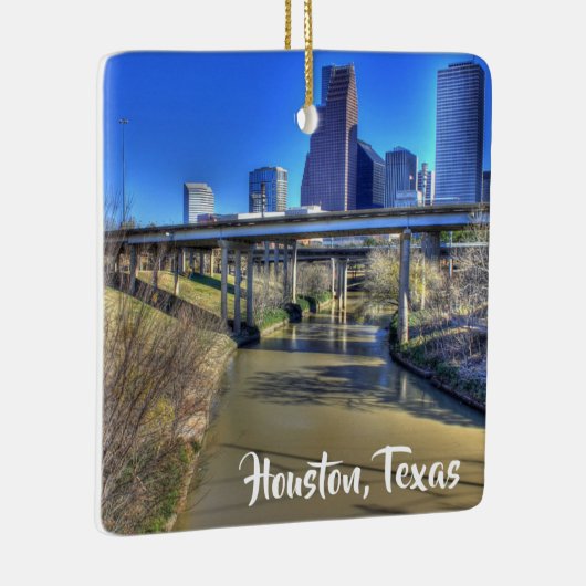 Houston, Texas Keepomwille Kerstmis Keramisch Ornament (Rechts)