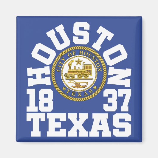 Houston, Texas Magneet (Voorkant)