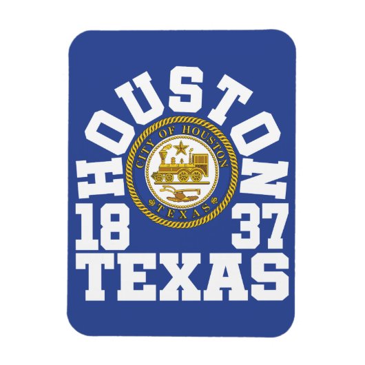 Houston, Texas Magneet (Verticaal)