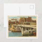  Houston Texas Main St Viaduct Channel Briefkaart (Voorkant / Achterkant)