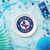 Houston Texas Papieren Bordje (Feest)