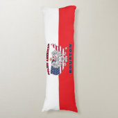 Houston Texas Pools Amerikaans Lichaamskussen (Voorkant Verticaal)