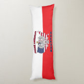 Houston Texas Pools Amerikaans Lichaamskussen (Achterkant (Verticaal))