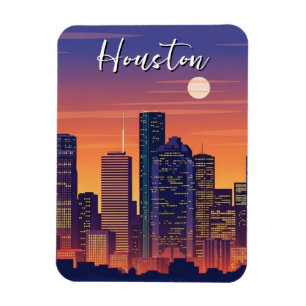 Houston Texas Reizen Magneet