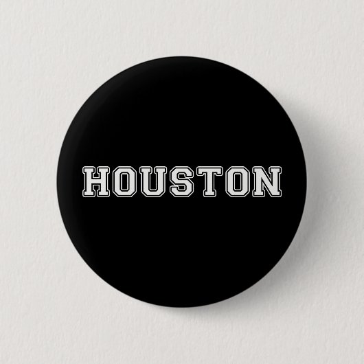 Houston Texas Ronde Button 5,7 Cm (Voorkant)