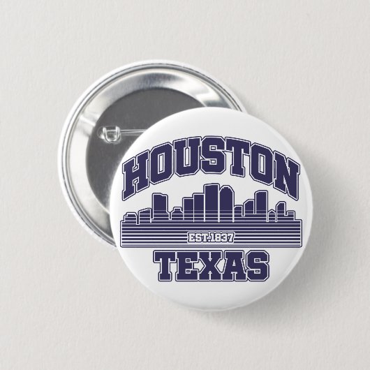 Houston, Texas Ronde Button 5,7 Cm (Voorkant /achterkant)