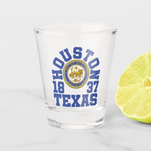 Houston, Texas Shot Glas (Voorkant)