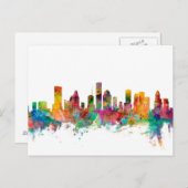 Houston Texas Skyline Briefkaart (Voorkant / Achterkant)