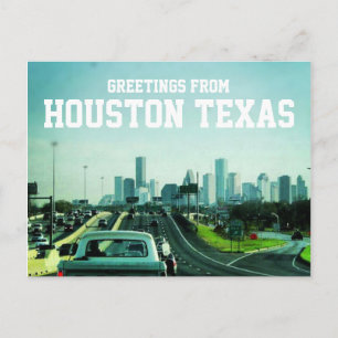 Houston Texas Skyline (Briefkaart) Briefkaart