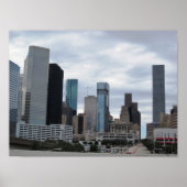 Houston, Texas Skyline - Poster (Devant)