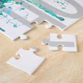 Houston, Texas Skyline - SG Oerwoud Legpuzzel (Zijkant)