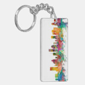 Houston Texas Skyline Sleutelhanger (Voorkant Links)