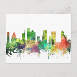 HOUSTON TEXAS SKYLINE SP - BRIEFKAART