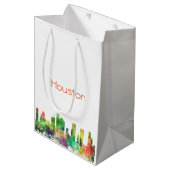 HOUSTON TEXAS SKYLINE SP - MEDIUM CADEAUZAKJE (Voorkant Gekanteld)
