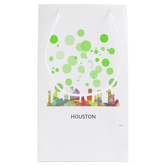 HOUSTON TEXAS SKYLINE WB1 - KLEIN CADEAUZAKJE (Achterkant)
