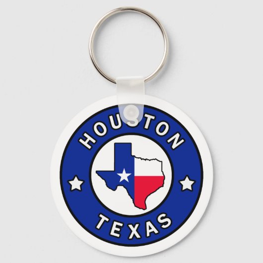 Houston Texas Sleutelhanger (Voorkant)