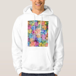 Houston Texas Stad Kaart Hoodie