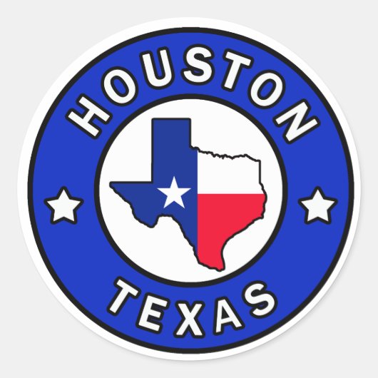 Houston Texas sticker (Voorkant)