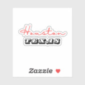 Houston Texas Sticker (Vel)