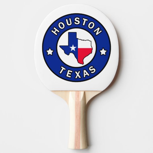 Houston Texas Tafeltennisbatje (Voorkant)