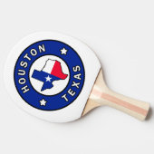 Houston Texas Tafeltennisbatje (Zijkant)