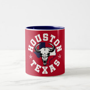 Houston, Texas Tweekleurige Koffiemok