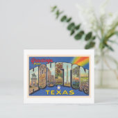 Houston Texas TX  groot Briefkaart (Staand voorkant)