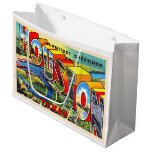 Houston Texas TX groot Briefkaart Cadeauzakje