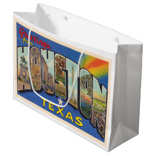 Houston Texas TX groot Briefkaart Cadeauzakje