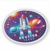 Houston, Texas, Verenigde Staten - NASA Sticker (Voorkant)