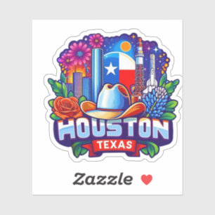 Houston, Texas, Verenigde Staten Sticker