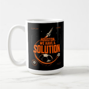 Houston We Have a Solution Voetbal Oranje Koffiemok