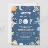 Houston, we hebben een jongensdouche kaart (Voorkant)